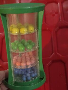 Vintage 1970's Child Guidance Toy "Shake 'n Sort" 4-tier marble tower puzzle
